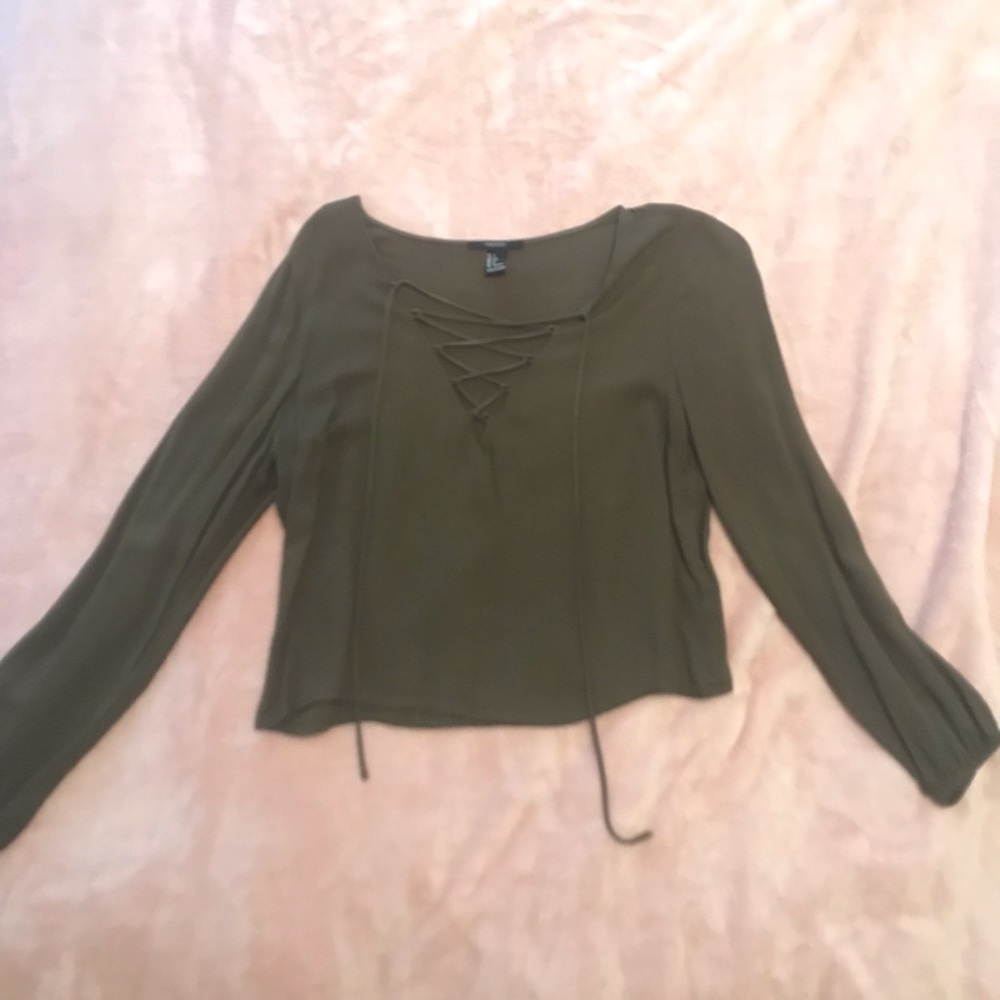 Crop Long Sleeve Top